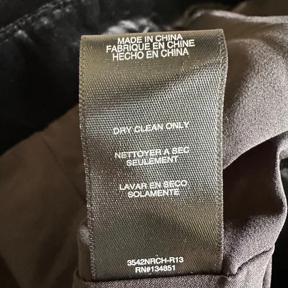 WAYF Velour Pencil Skirt in Rich Black - Picture 8 of 10